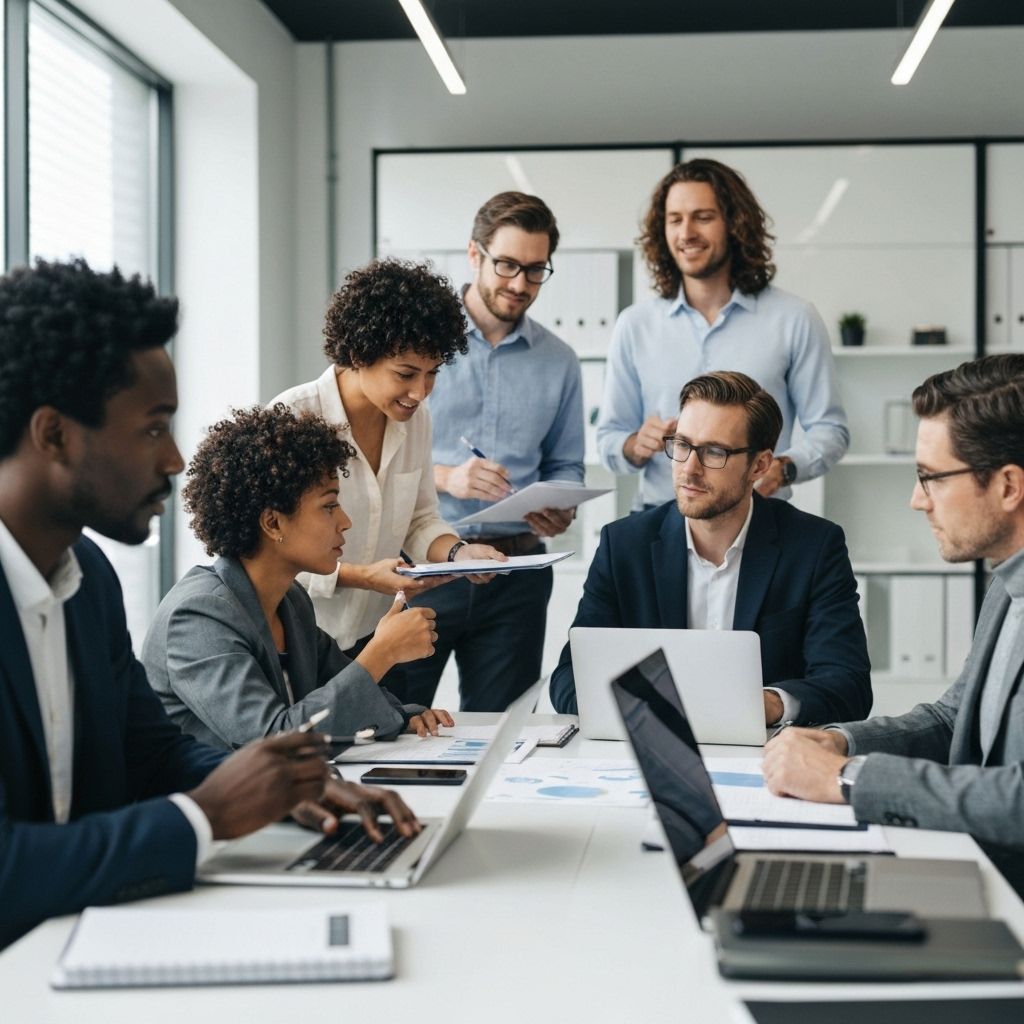 Team Collaborating on Client Solutions